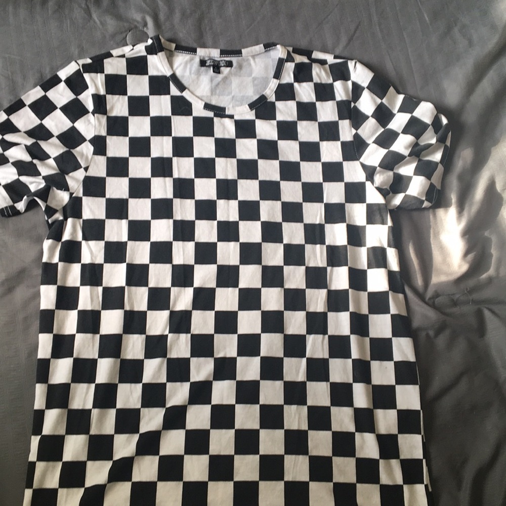 Black & White Checkerboard Shirt